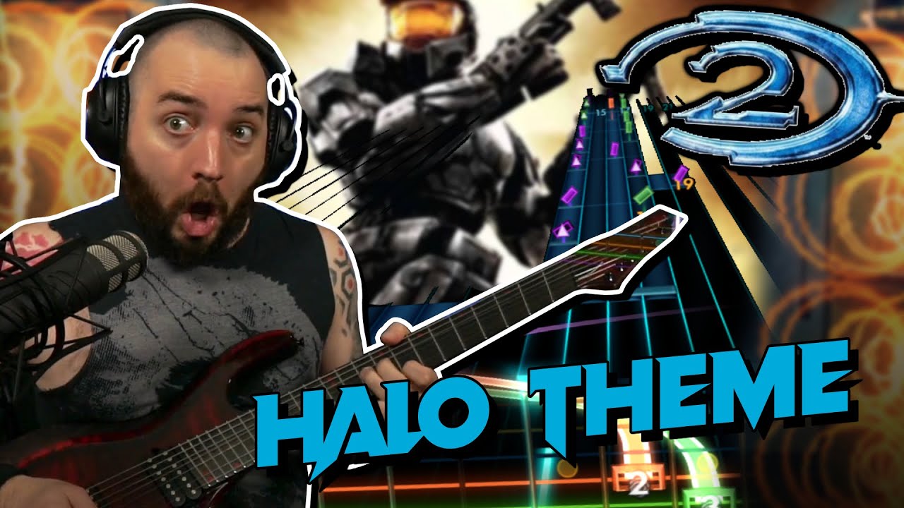HALO 2 THEME IN ROCKSMITH | Halo 2 Theme Mjolnir Remix feat. Steve Vai Rocksmith Gameplay