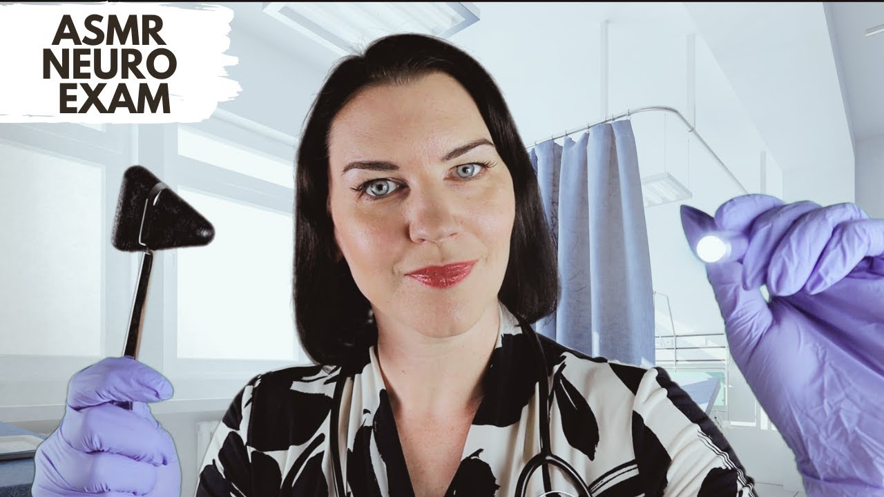 ASMR Neurological Exam (gently testing your reflexes, cranial nerve exam, medical roleplay)