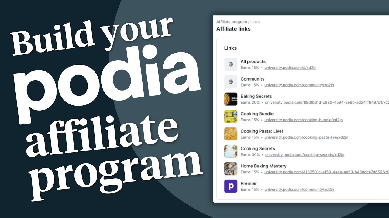 [Webinar Replay] Set up an affiliate program for your online business in Podia (with demo!)