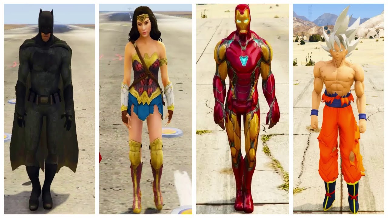 Marvel vs DC Final War | GTA 5 Superhero Fight #57