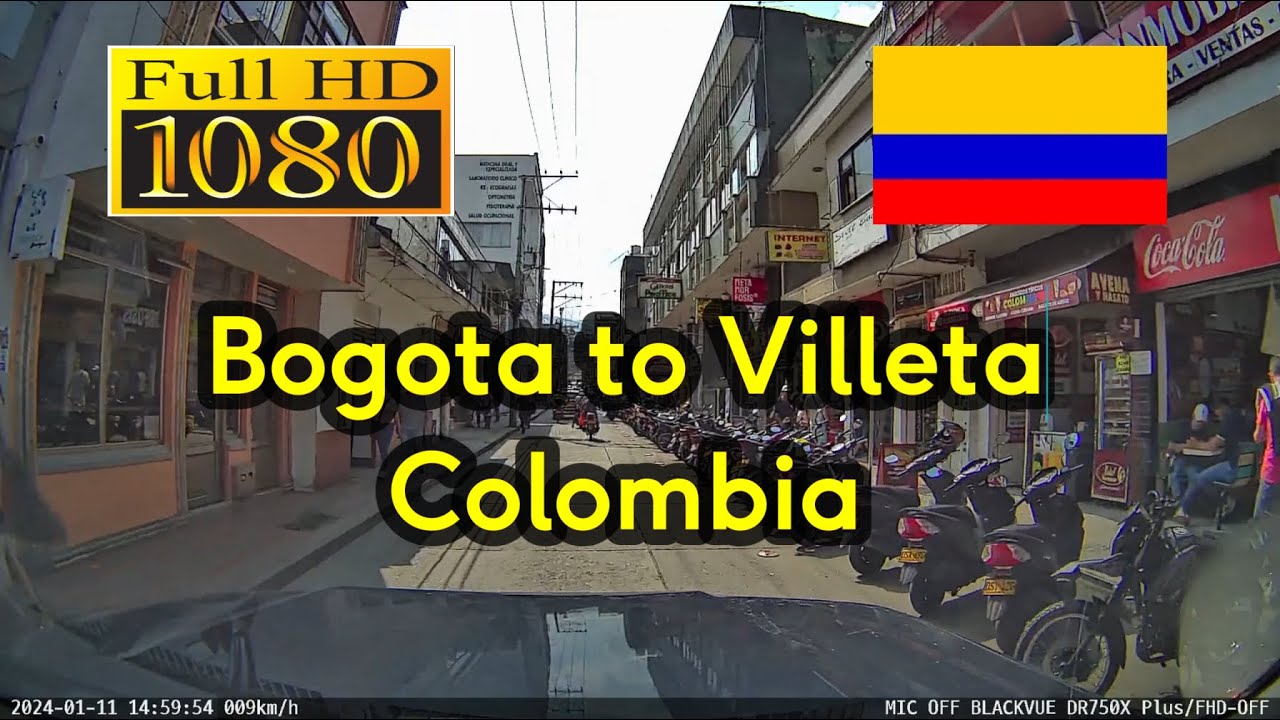 223. 🇨🇴 Drive from Bogota to Villeta - Colombia