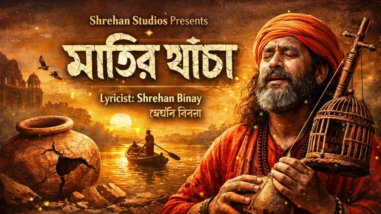 মাটির খাঁচা | Official Folk Song | Shrehan Studios | Shrehan Binay | Soulful Baul Fusion