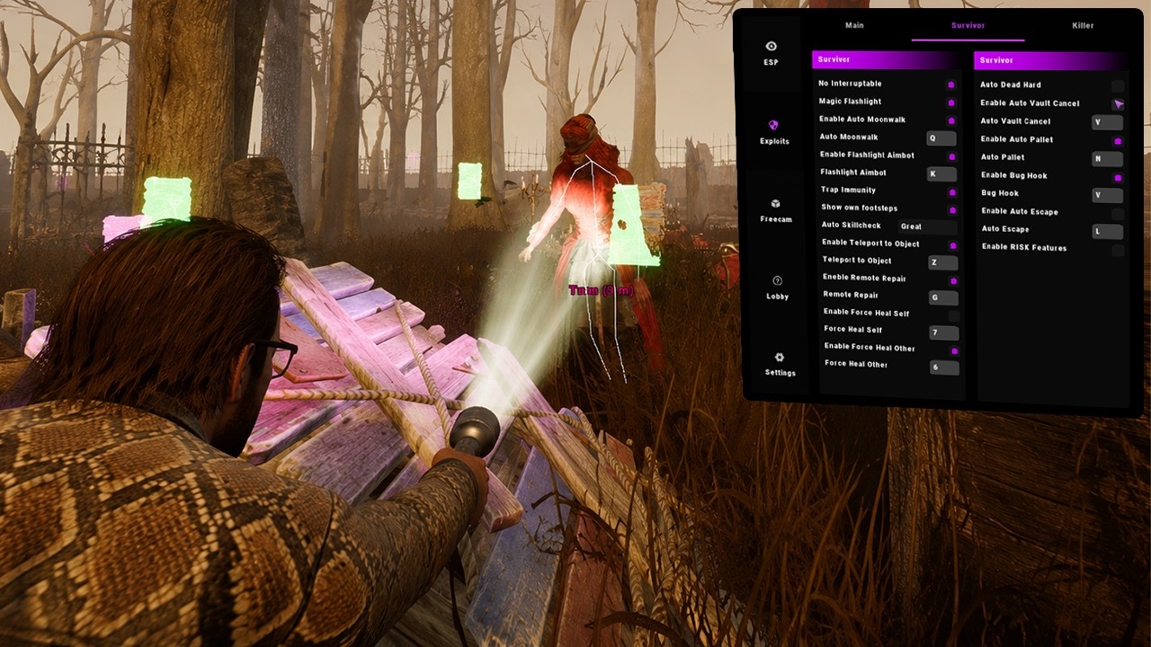 Destroying P100 The Nurse With Best DBD Cheat - Dead By Daylight
