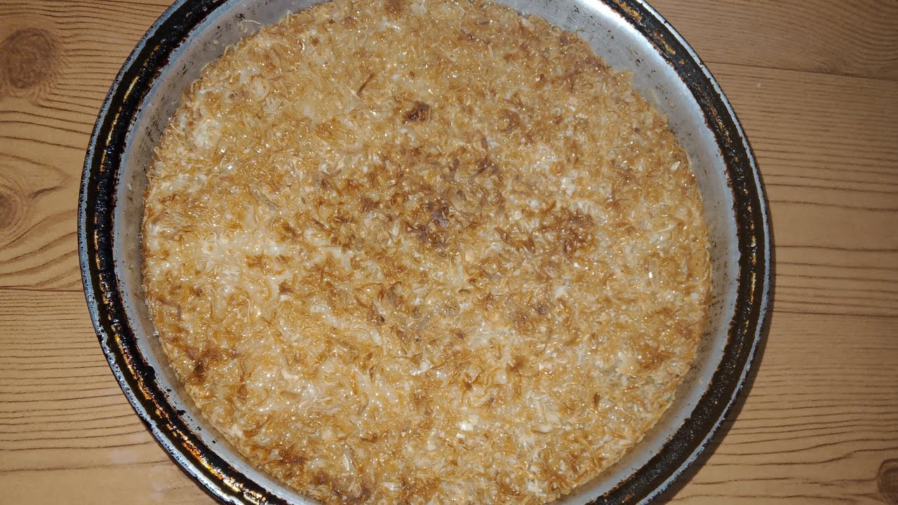 طريقة عمل صينية كنافة سريعة التحضير 