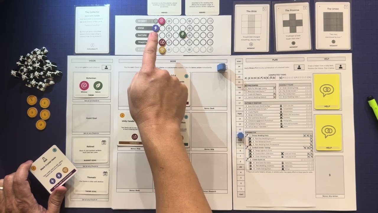 The Wedding Planner Board Game - Submission for Cardboard Edison Award