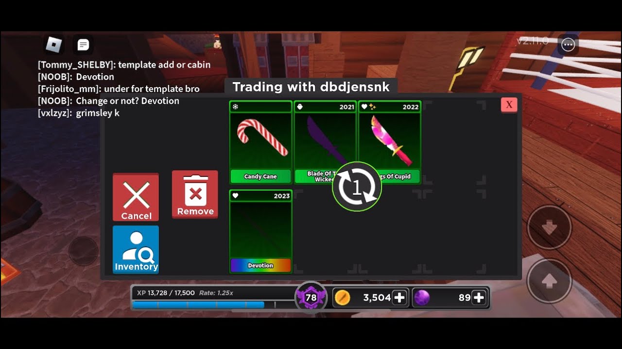 Maybe a risky trade Roblox Survive the Killer