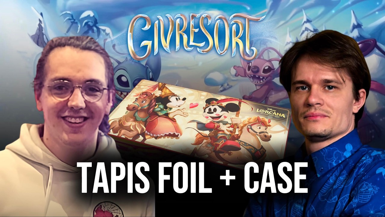 ON OUVRE LE FOIL PLAYMAT ET UNE CASE GIVRESORT - LIVE SPECIAL SET 11 PRERELEASE - DISNEY LORCANA