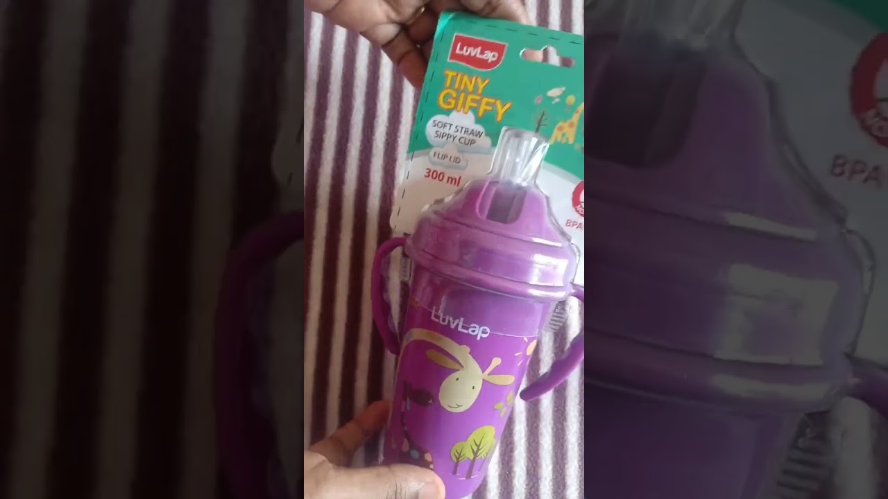 #LuvLap #Tiny Gift Soft Straw Sippy Cup BPA Free