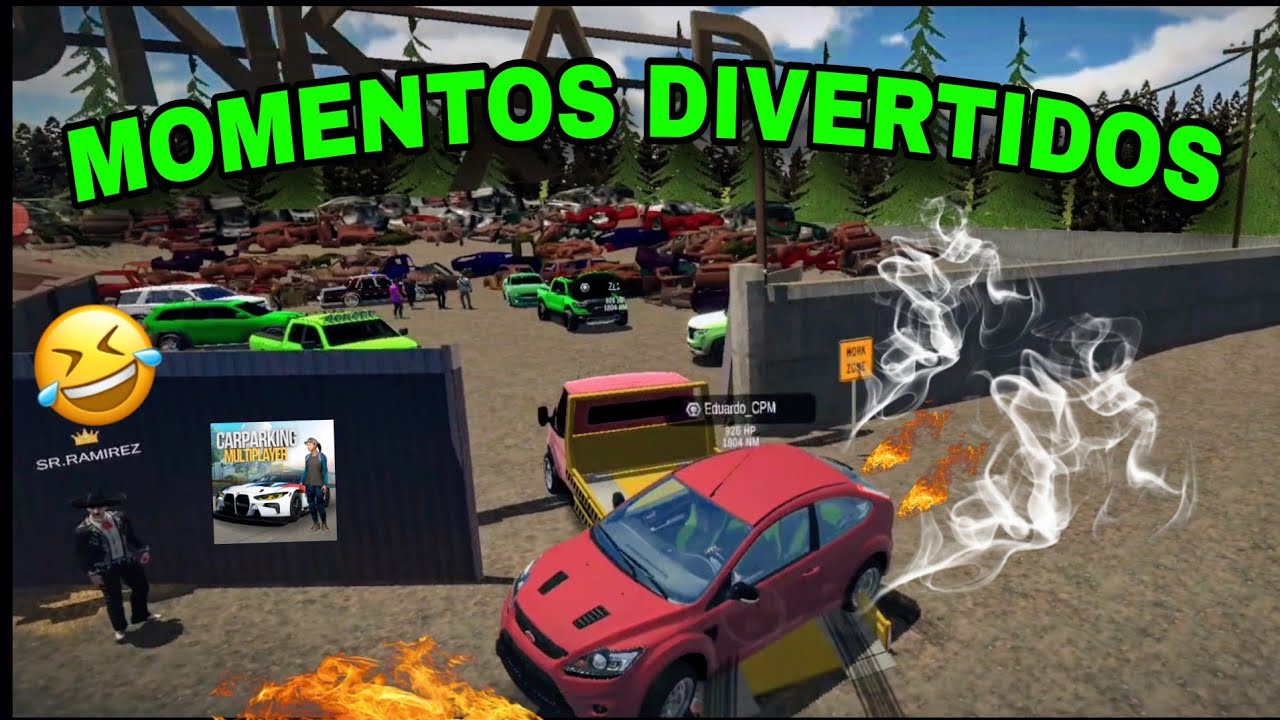 MOMENTOS DIVERTIDOS EN Car Parking Multiplayer 🤣🔥 *bloopers*