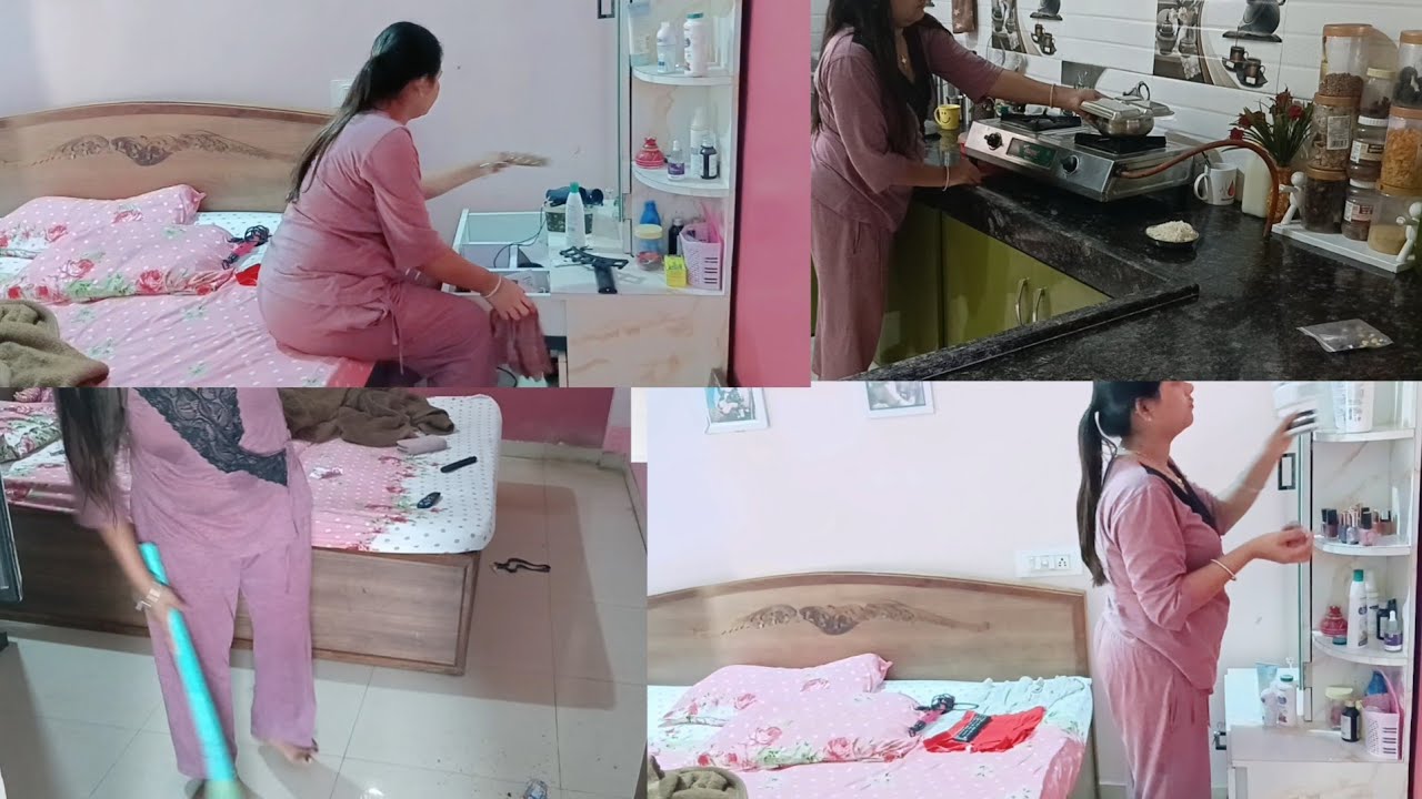 कामों के बीच दिन कैसे बीत जाता है पता ही नहीं चलता 🤷‍♀️एक काम करो तो दूसरा तैयार रहता है 😔😢