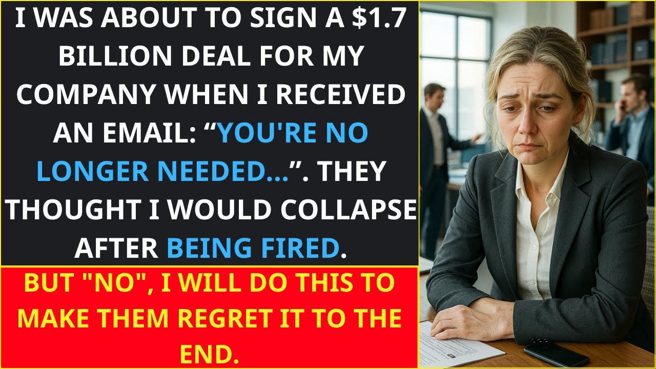 I Got Fired Right After Signing A $1.7 Billion Contract For The Company, I Will Make Them Regret
