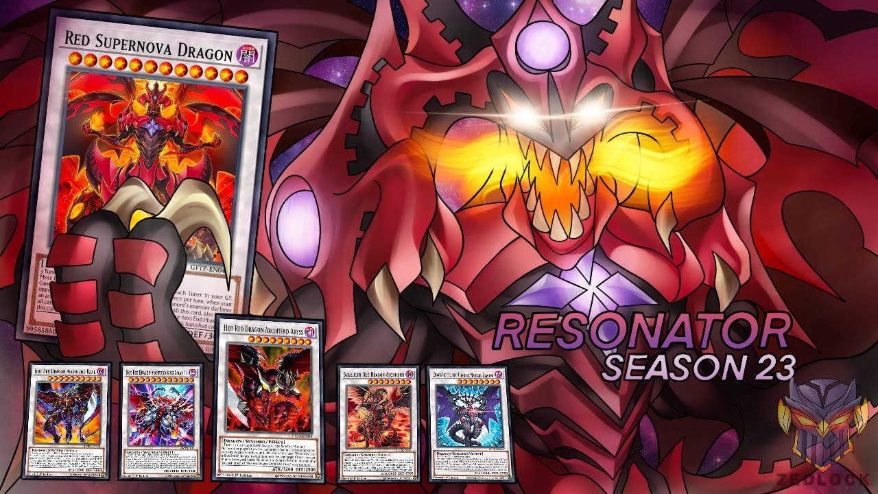 RED DRAGON ARCHFIEND RESONATOR Deck: Rank Duels Season 23 ft. Adventure Engine | YuGiOh! Master Duel