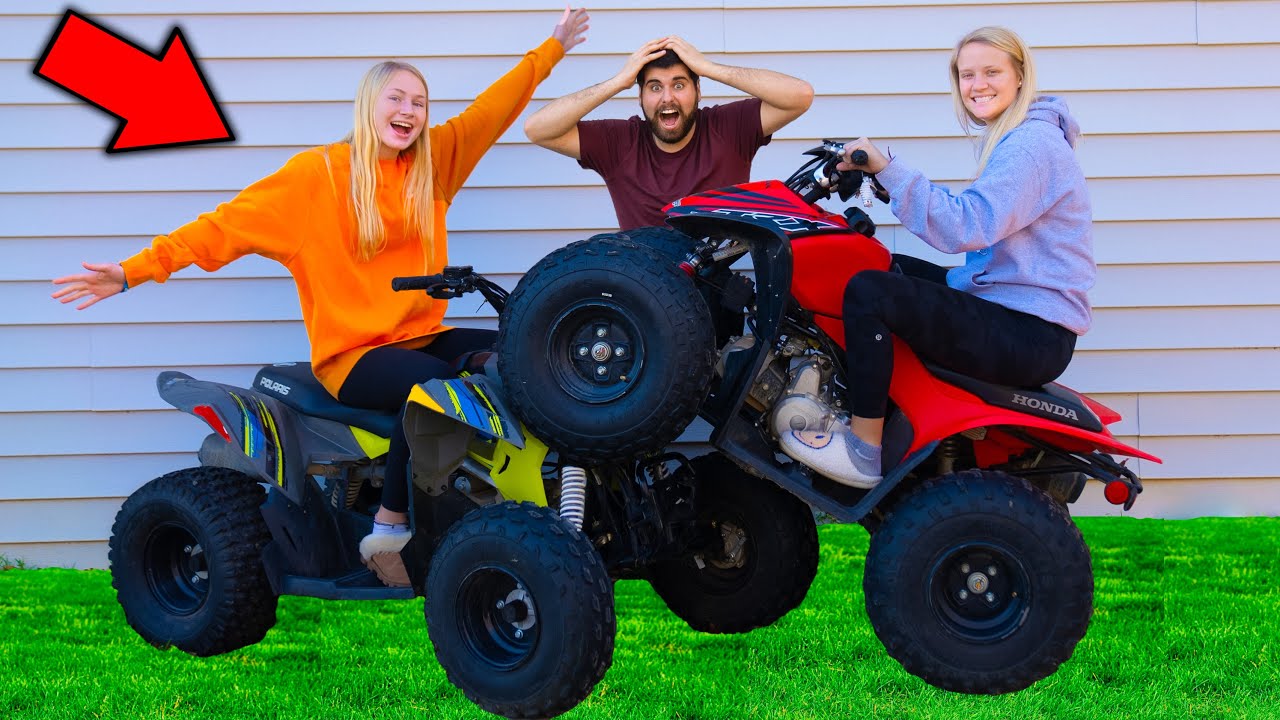 The GIRLS GO FOUR-WHEELER RIDING! *HILARIOUS*￼