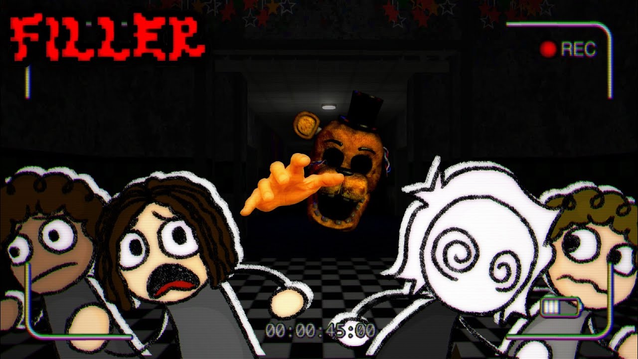 Passamos uma noite nessa pizzaria 💀🍕 - FNAF Doom (Roblox)
