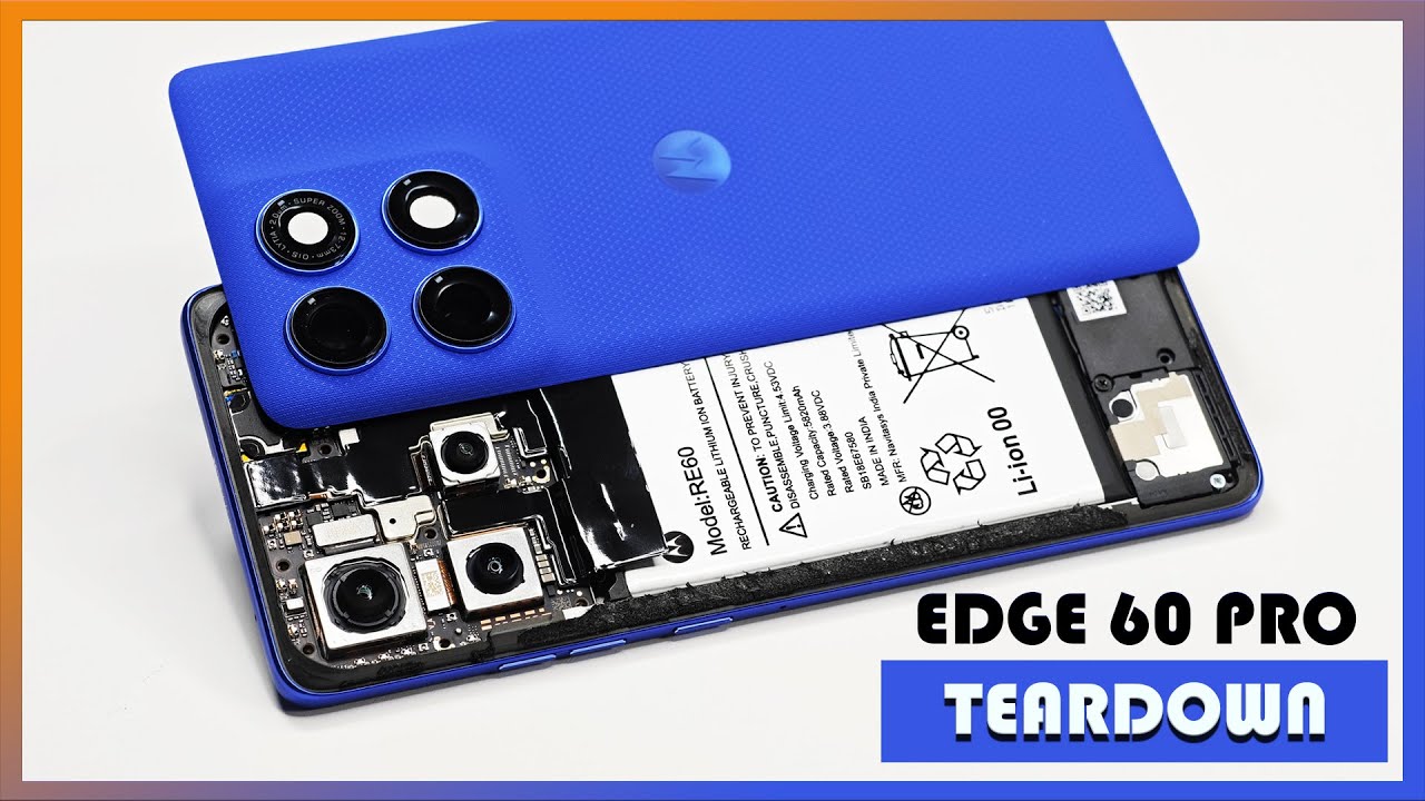 Motorola Edge 60 Pro Teardown Disassembly Phone Repair Video Review