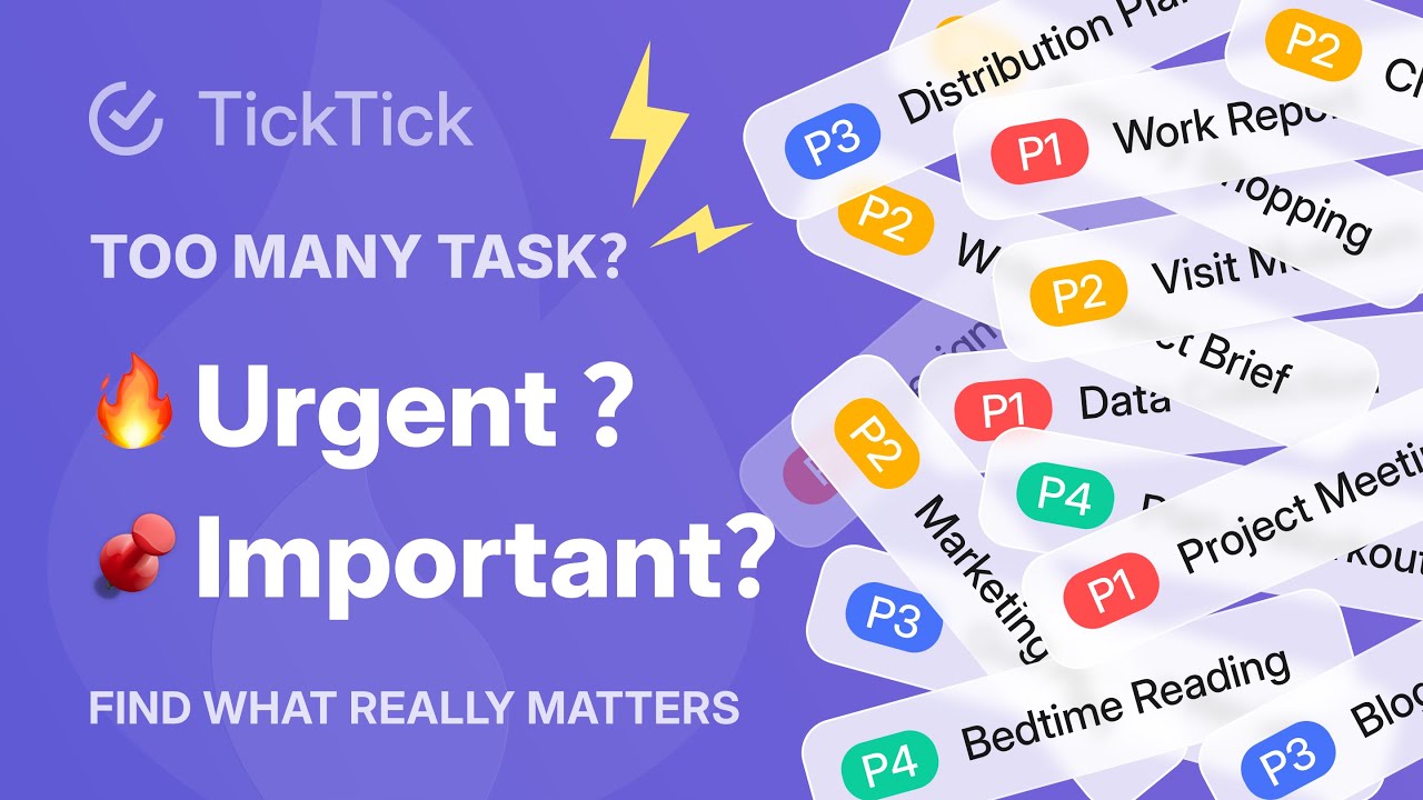 4 Ways to Manage Multiple Tasks Without Losing Focus &mdash; Stop Feeling Overwhelmed with TickTick