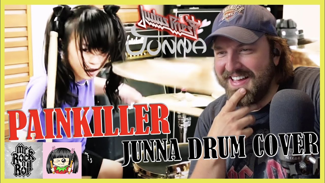 Я бы заплатил, чтобы увидеть это вживую!! |【JUNNA】Painkiller / Judas Priest — кавер на барабанах ...