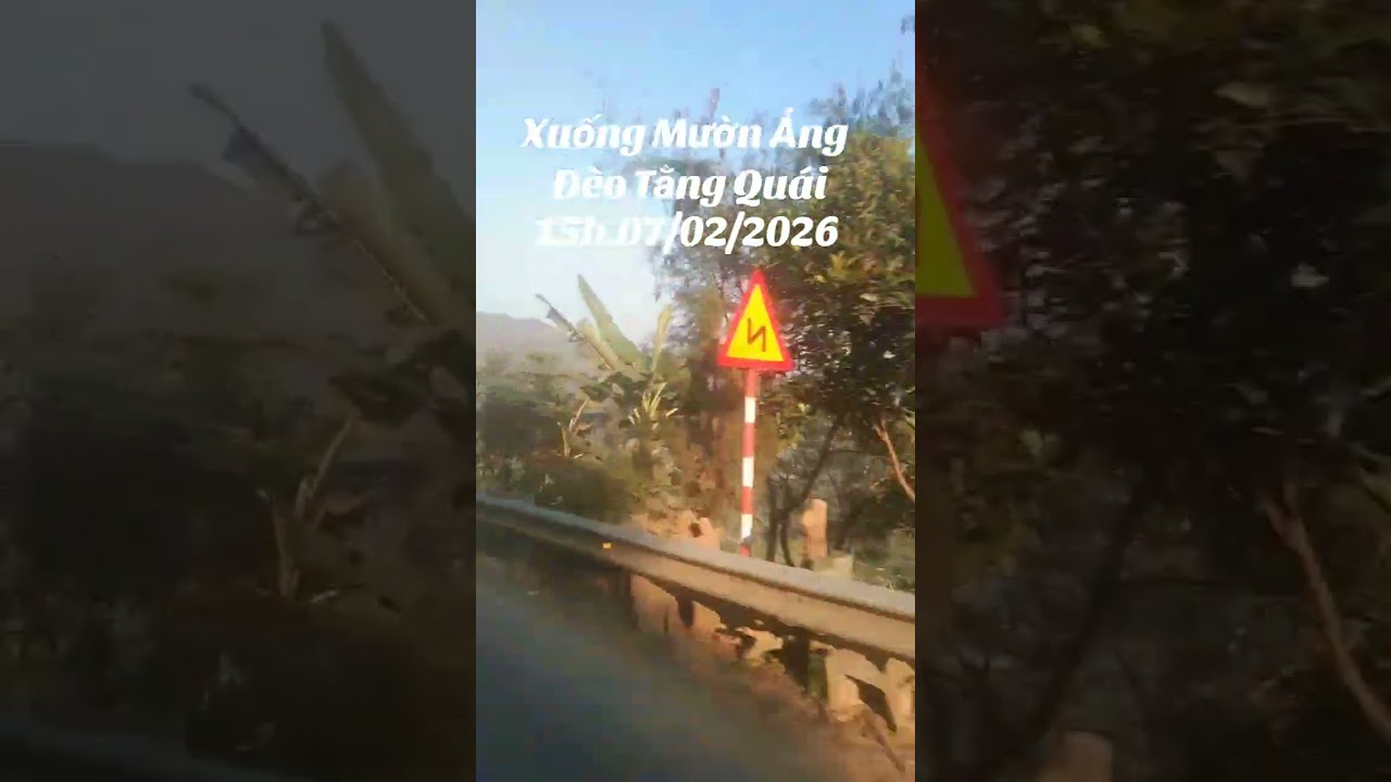 🇻🇳Khung cảnh đèo Tằng Quái xuống Mường Ảng🇻🇳♥️🇻🇳