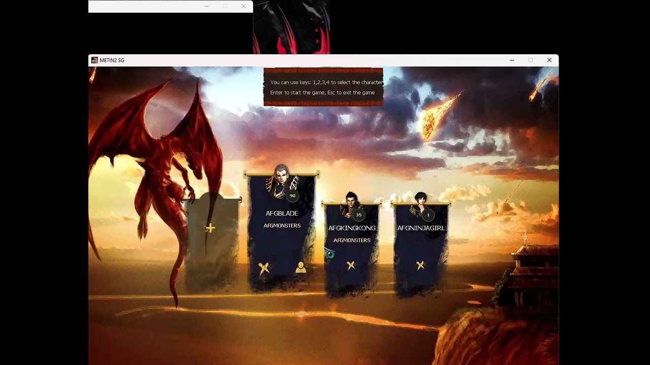 metin2 sg cata run with my friend test run