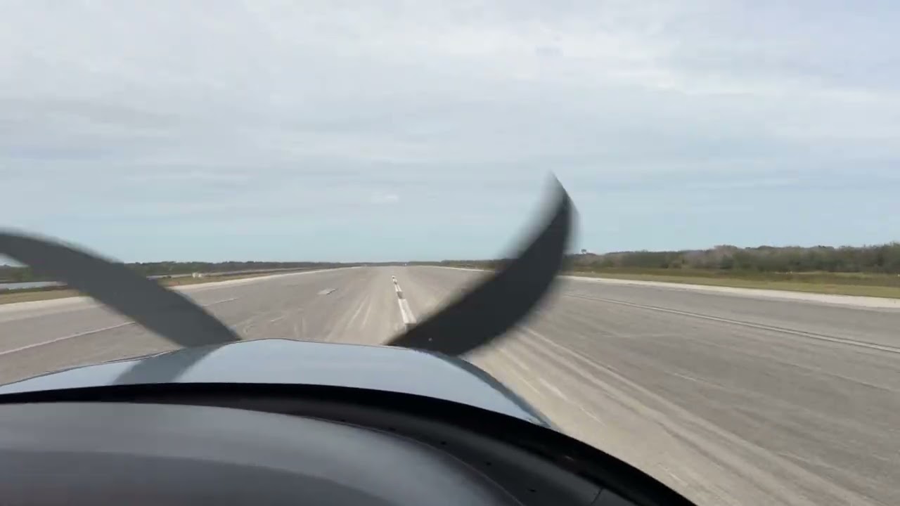 Departing NASA on Space Florida Launch and Landing Facility (15,001’ long)