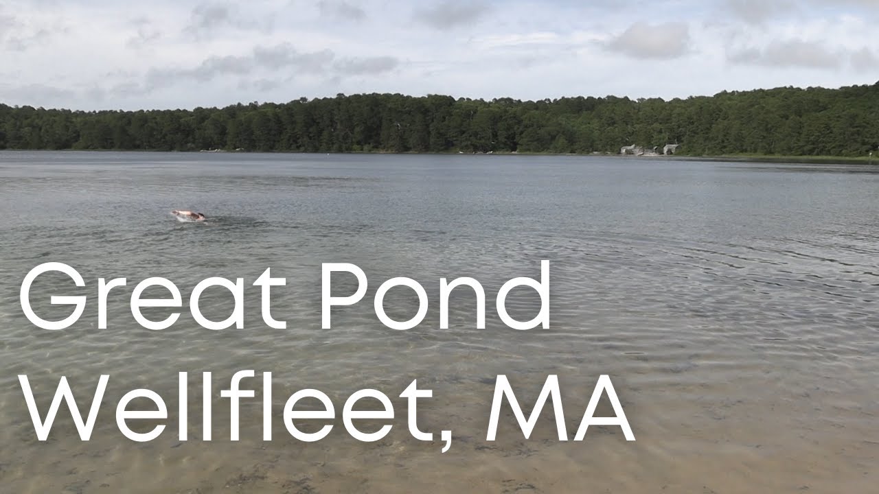 The Beautiful Great Pond In Wellfleet, Cape Cod