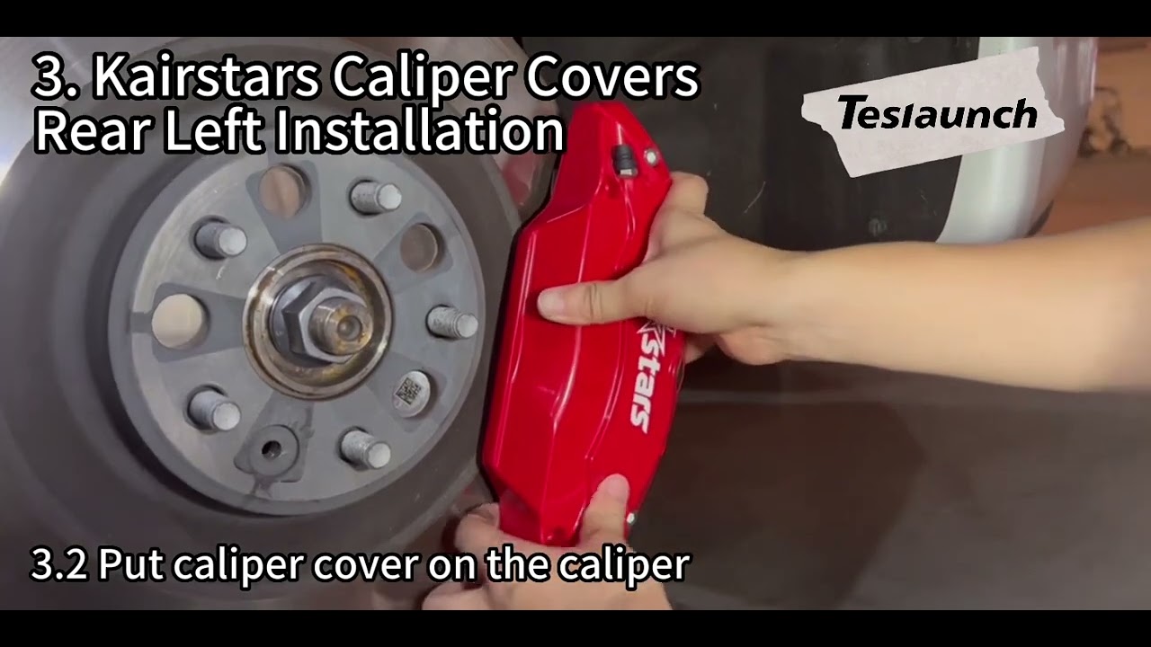 2021-2023 Tesla Model S/X Caliper Cover Installation Instructions