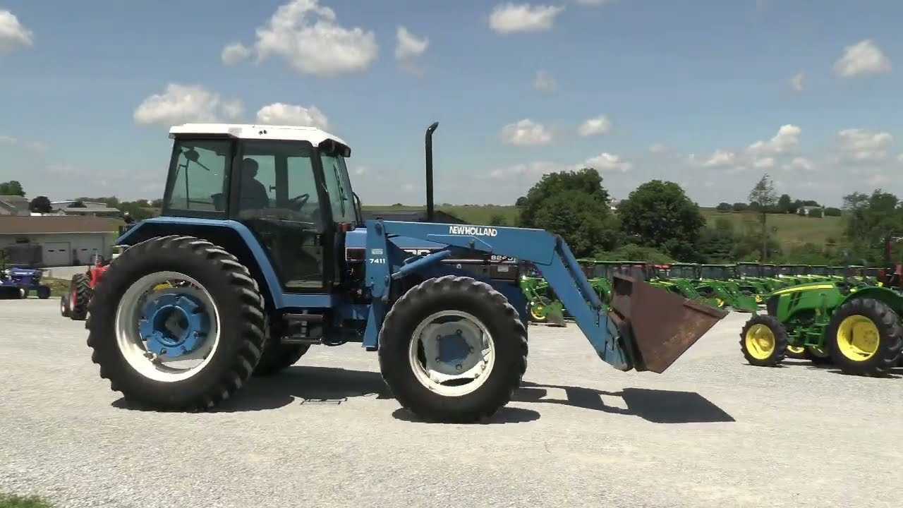 1994 Ford 8240 Tractor w/ Cab & Loader! Average Condition! For Sale by Mast Tractor Sales