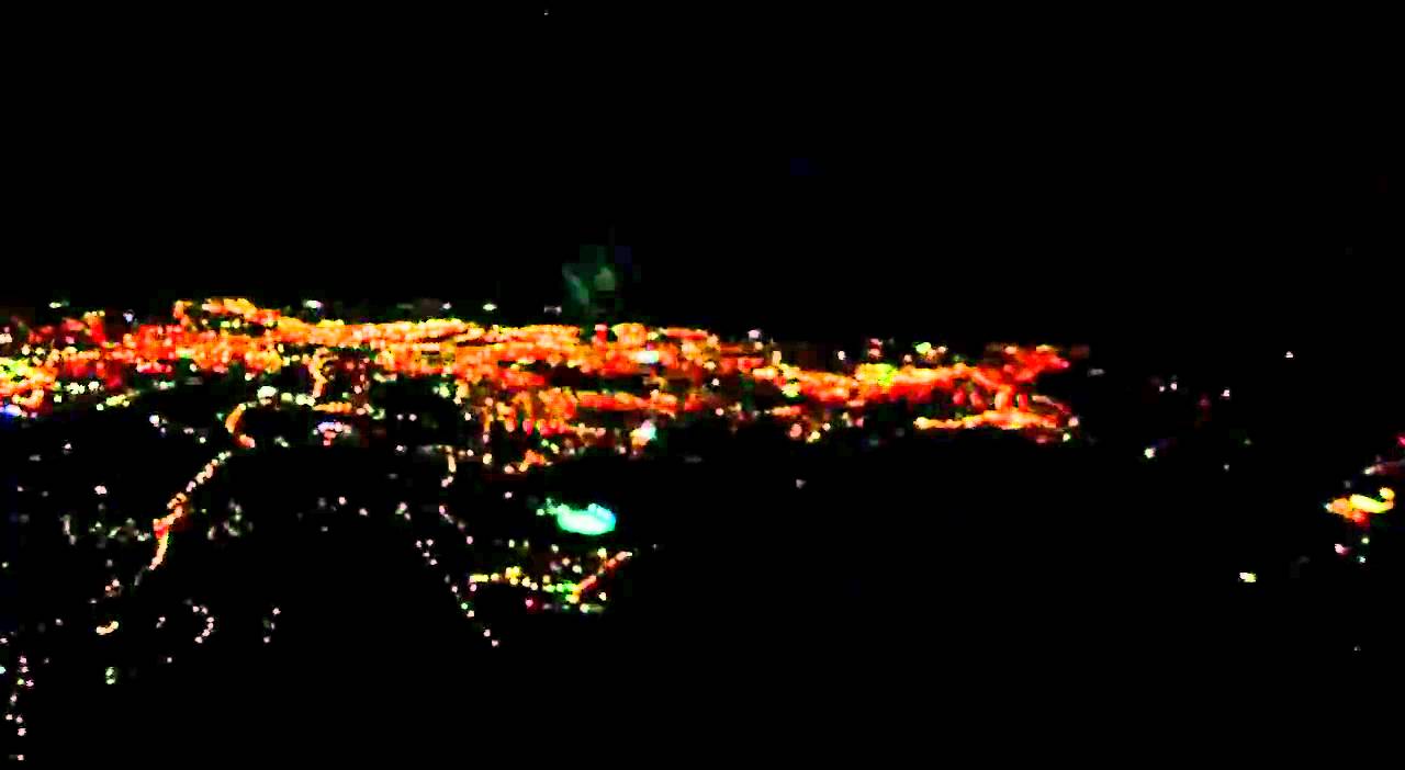 HD Cockpit View at Night from Heathrow to Belfast