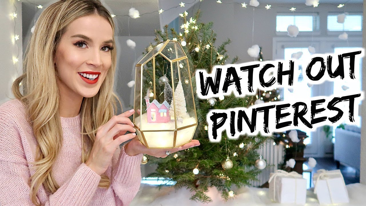 DIY CHRISTMAS DECOR WINDOW & PUTZ HOUSE | leighannsays | LeighAnnSays