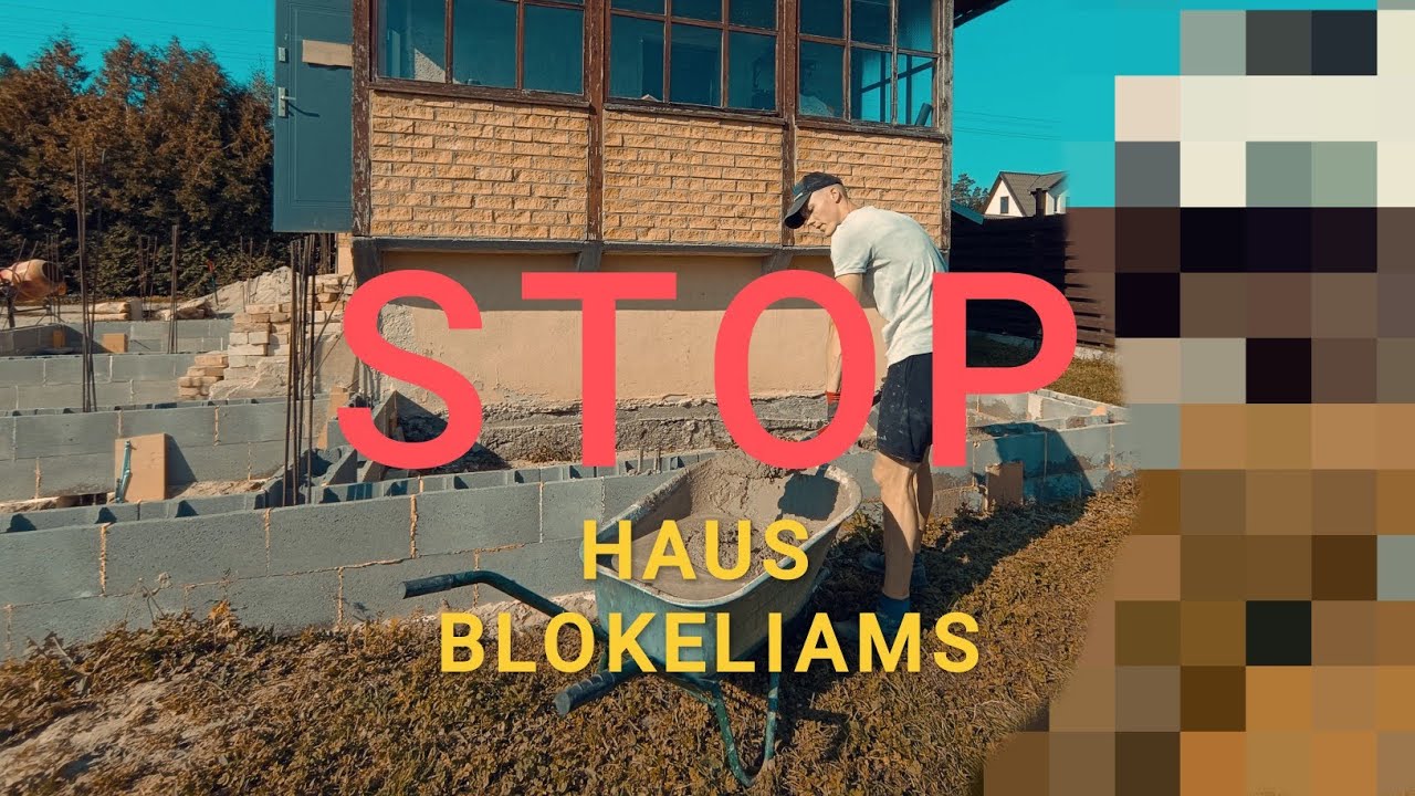 LATRINĖ HOUSE #15 haus blokeliai, pamatai