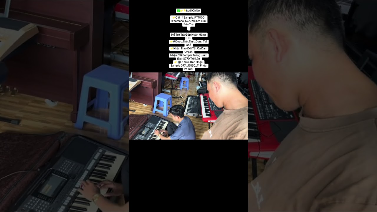 Cài Sample Yamaha S770 PT1000 Trống Jazz Khách Bến Tre |Lh Mua Đàn Sample 0971515011