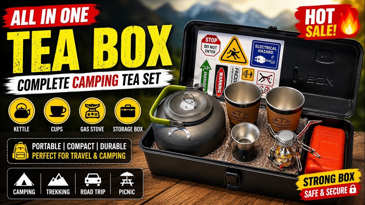 Tea Box Complete Outdoor Tea Set | Portable Travel Tea Kit