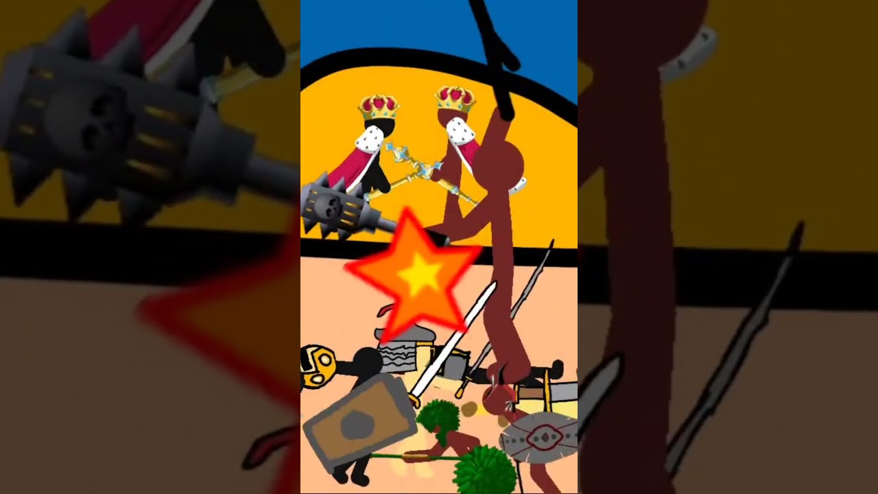 battle of lines 15 king battle 2 part 4 #stickwar #justinkingbattle