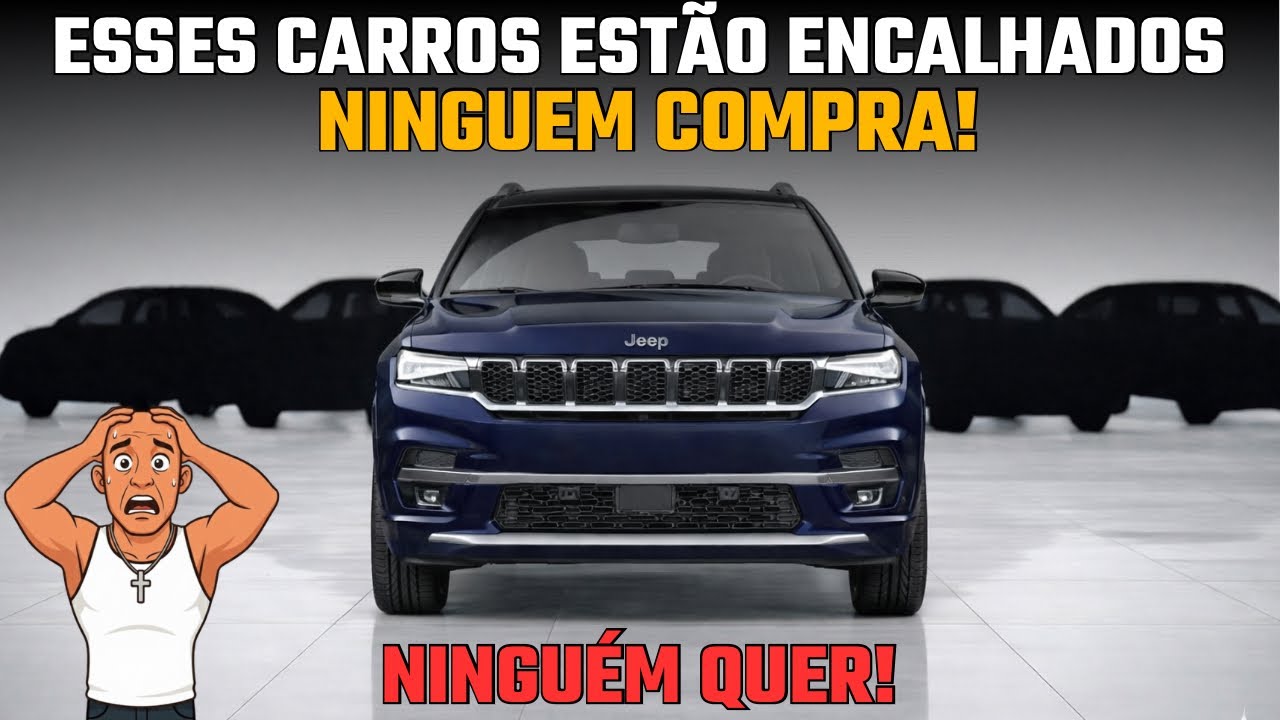 7 CARROS QUE NINGUÉM QUER COMPRAR EM 2026 - (Encalhados nas lojas...)