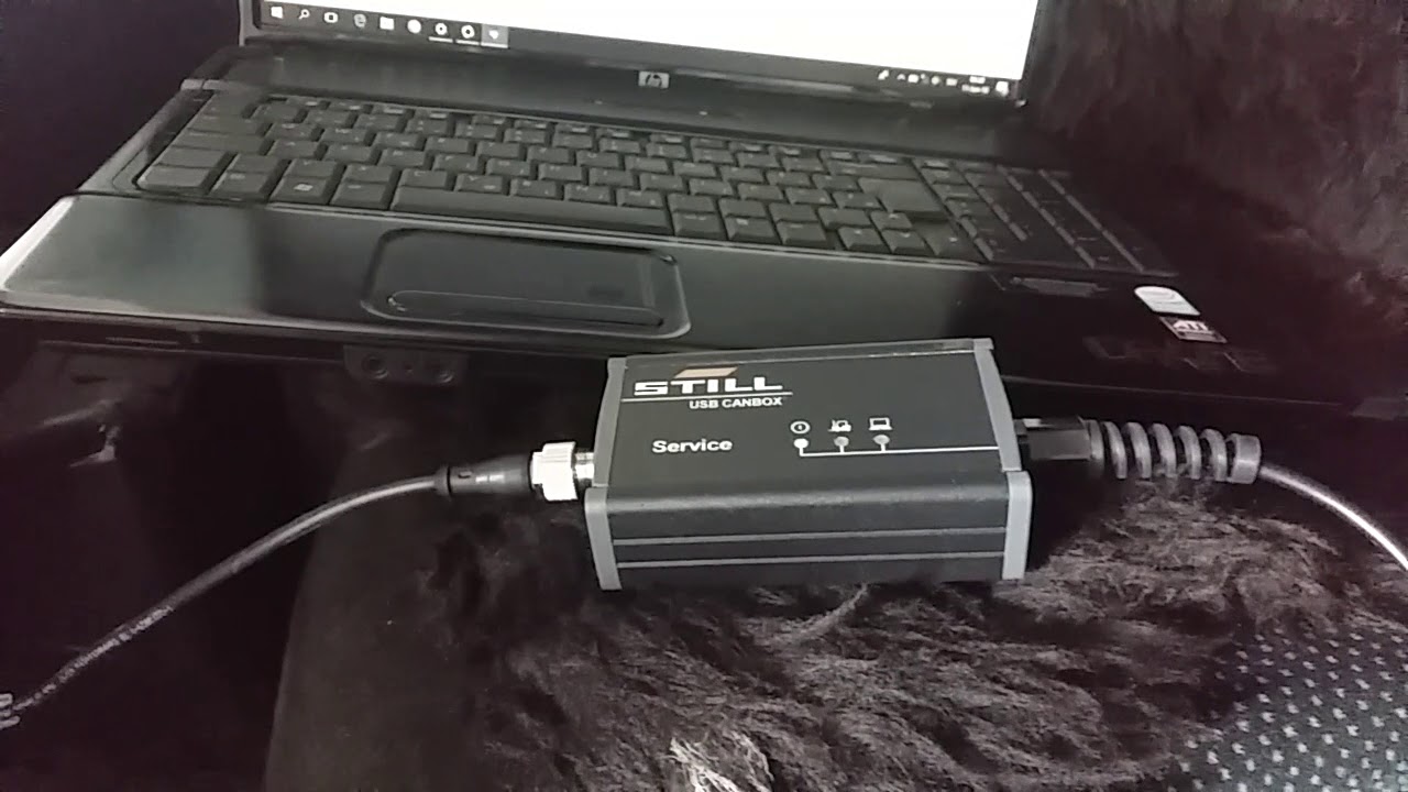 Still Canbox diagnostic tool test on Still RX 70-30