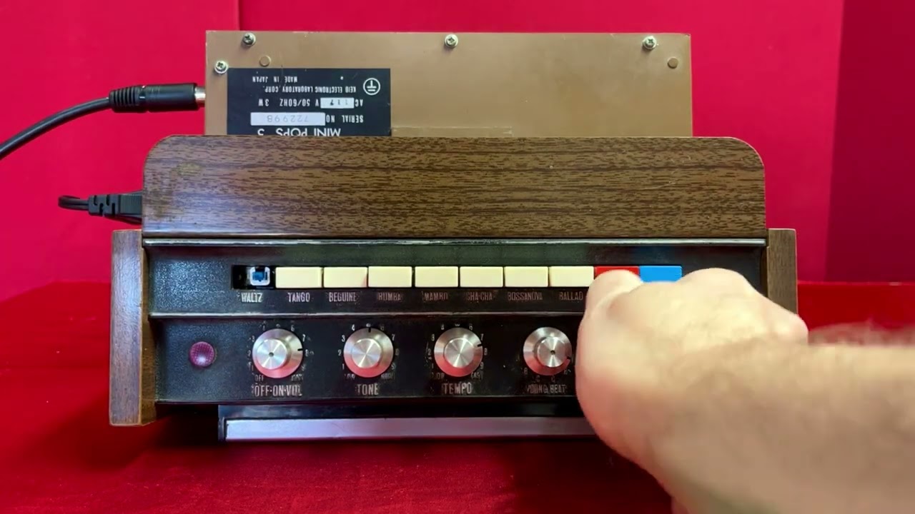 KEIO DONCA MATIC KORG MINI POPS 5 - Vintage Analog Drum Machine | DEMO