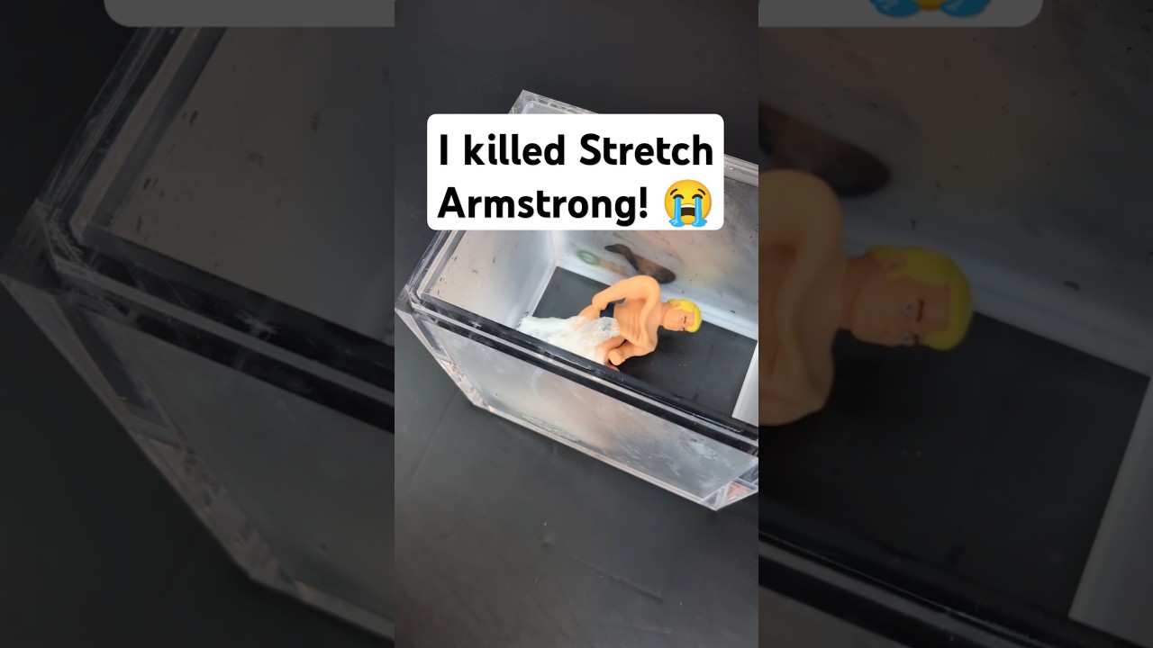 Stretch Armstrong DID NOT Survive the Vacuum Chamber 😭 #shorts #science