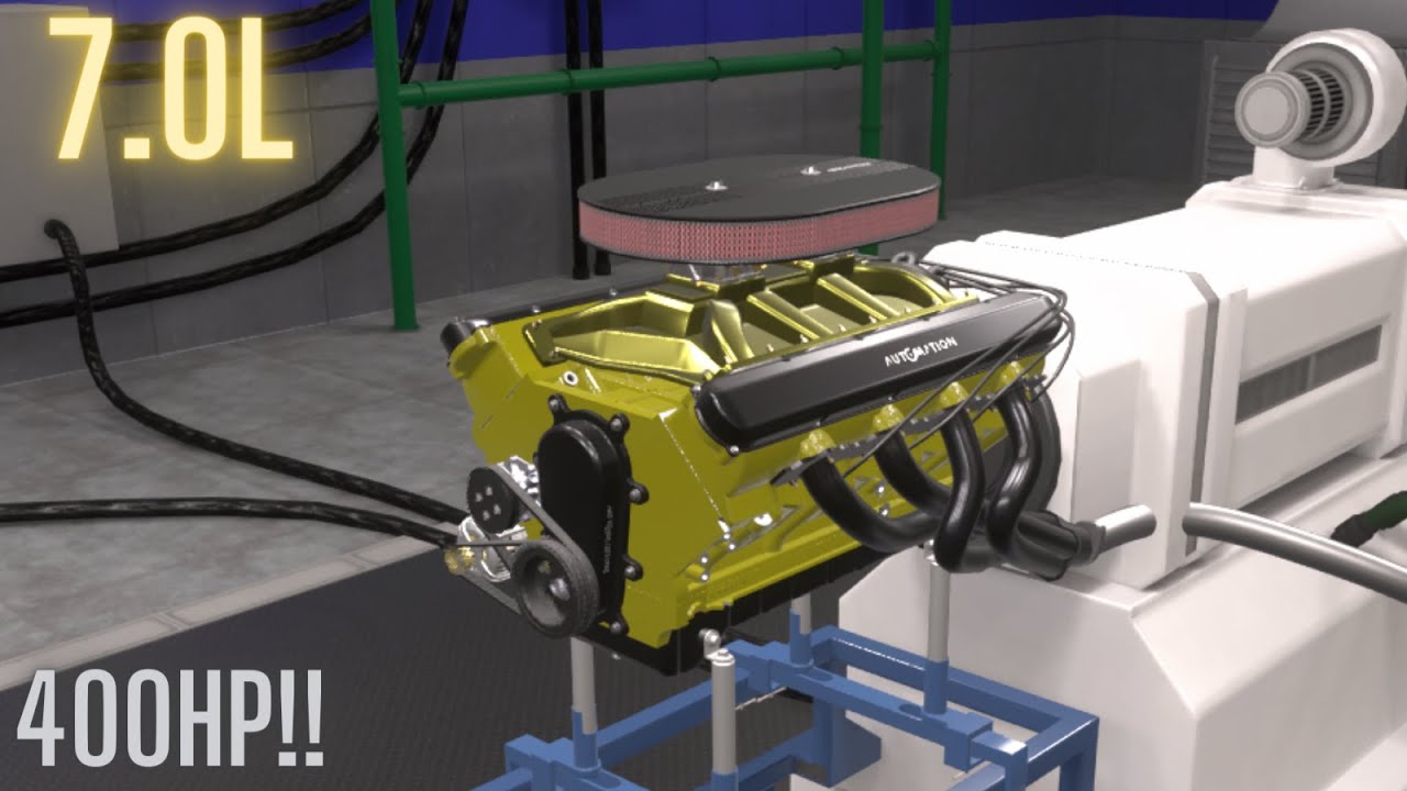 Самый ленивый двигатель V8, который я когда-либо строил &mdash; Automation, игра-симулятор автомобильной компании.