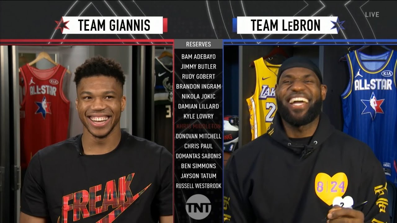 Team LeBron & Team Giannis | 2020 NBA All-Star Draft