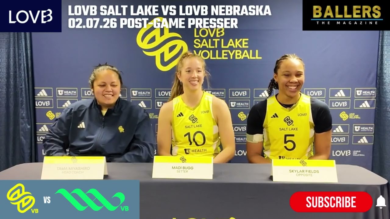 LOVB Salt Lake: Postgame Press Conference vs LOVB Nebraska | League One Volleyball | 02.07.26