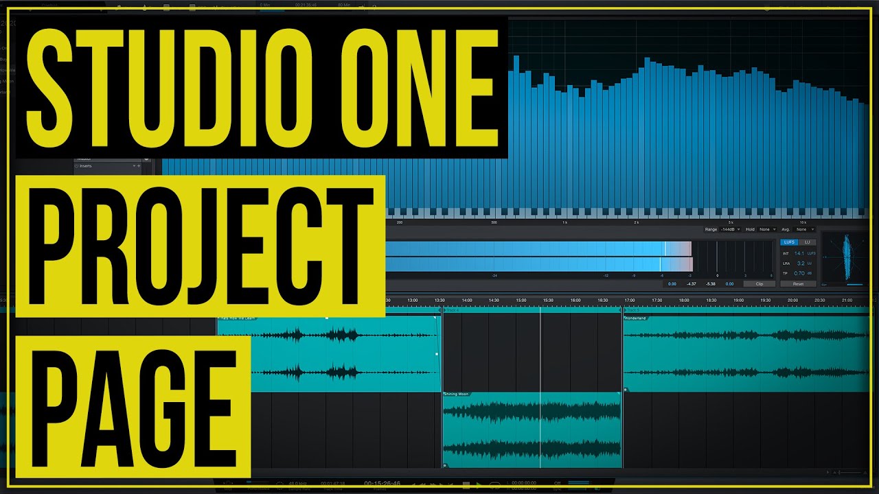Страница проекта Studio One — все, что вам нужно знать!