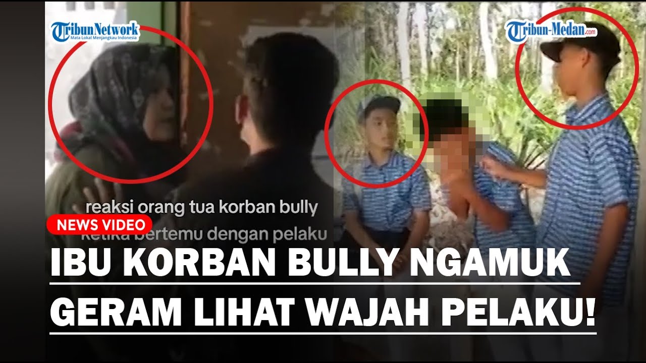 JERITAN Ibu Siswa SMP di Cilacap NGAMUK Marahi Pelaku Pembully Anaknya, Geram Lihat Wajah Pelaku!