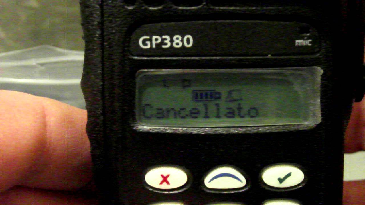 MOTOROLA GP380 ANSWER BACK-LIST.AVI
