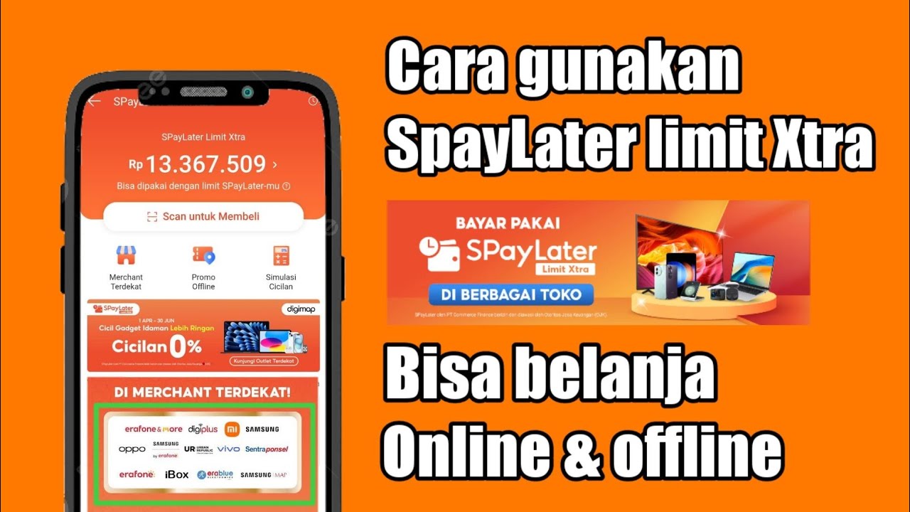 Cara Pakai SpayLater Limit Xtra Terbaru | Beli Sekarang Bayar Nanti || Aplikasi Shopee