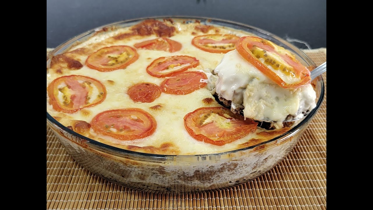 RECEITA DE CARNE MOÍDA COM BATATA, REQUEIJÃO E CREME DE LEITE