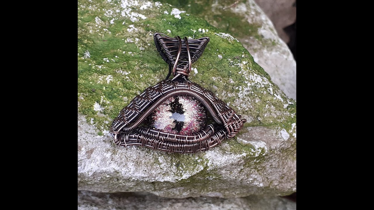 dragon eye part 1 Cabochon wire work jewelry