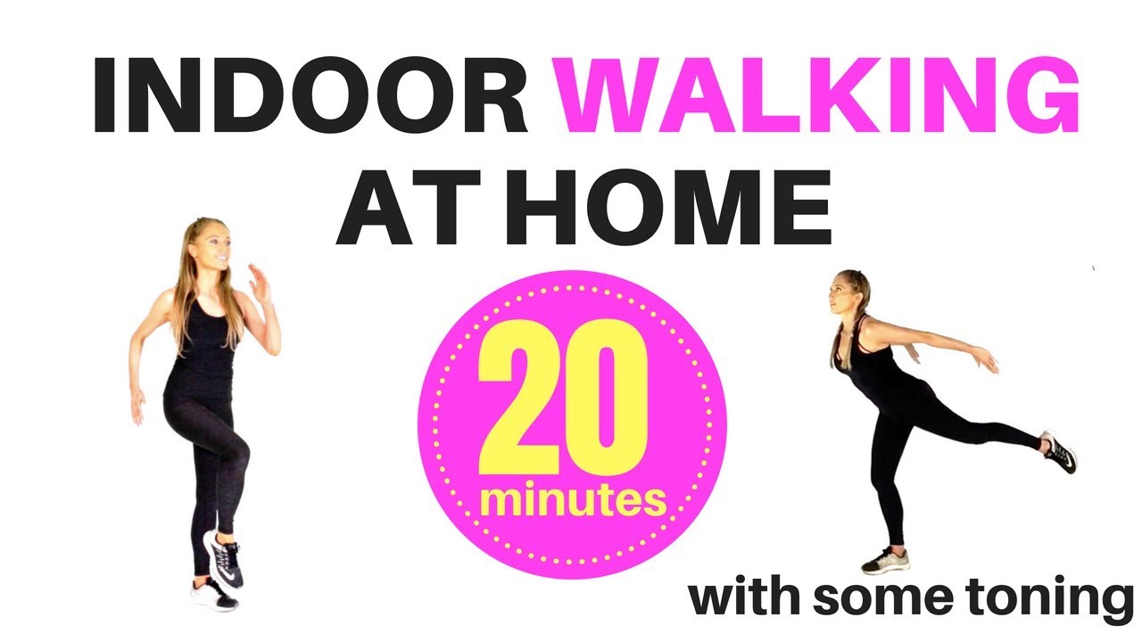 INDOOR WALKING AT HOME WORKOUT - WEIGHT LOSS WALK WORKOUT - WALKING EXERCISE AND FULL BODY TONING