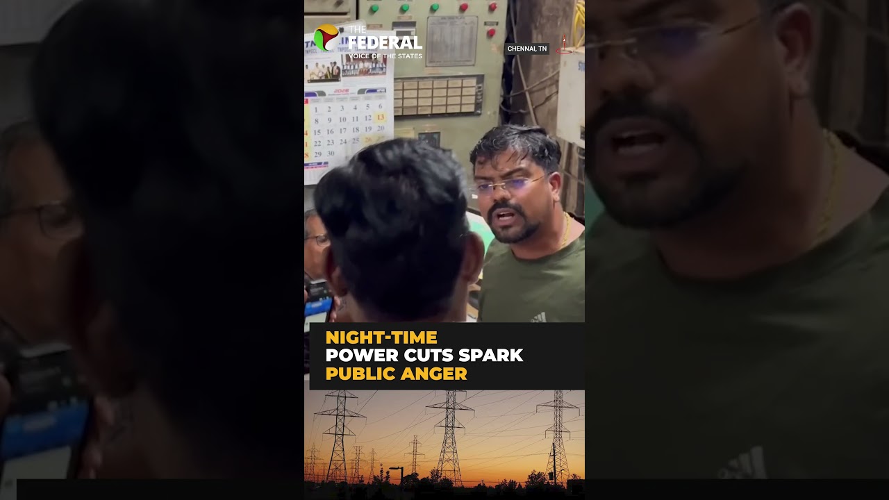 Power cuts trigger public protest in Chennai | #shorts