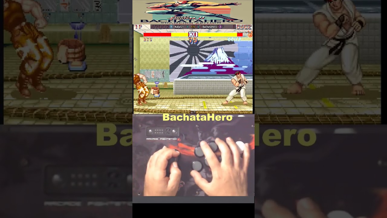 Ryu vs Guile With Kabal27- Street Fighter II Champion Edition #sf2ce #retrogaming #arcade