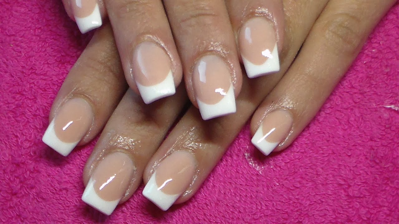 Acrylic Nails | Pink And White French